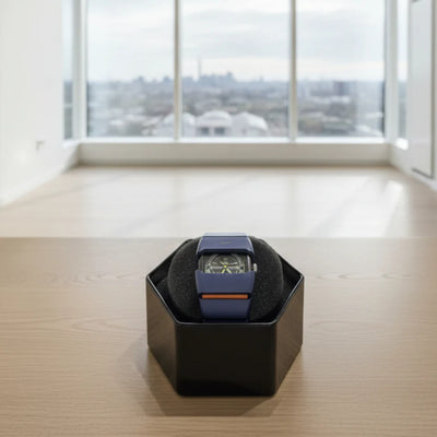 Nike Analog Sports Watch Blue Strap