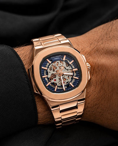 Rose Gold Stainless Steel Premium Watch