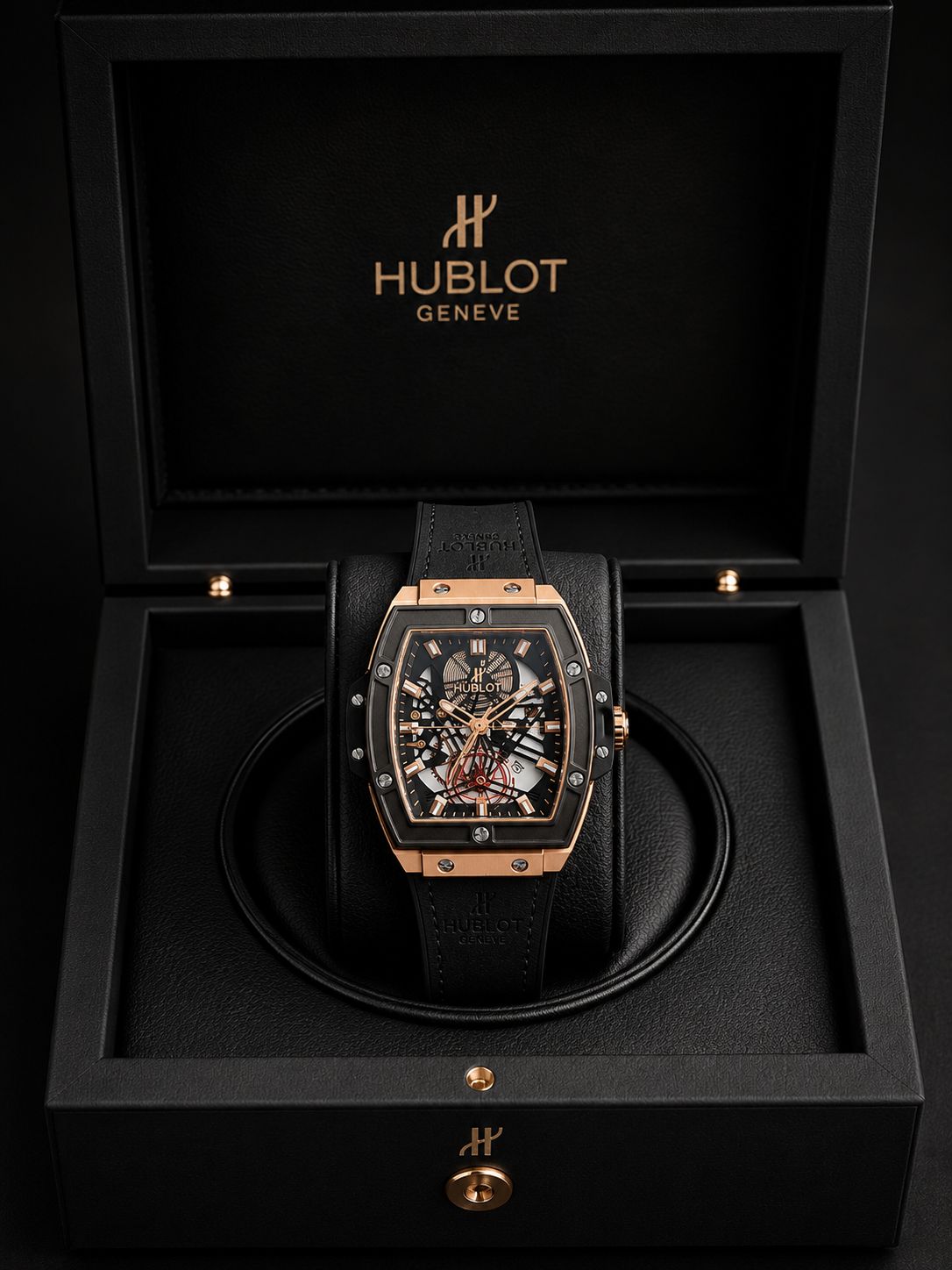 Luxury Skeleton Dial Men's Watc