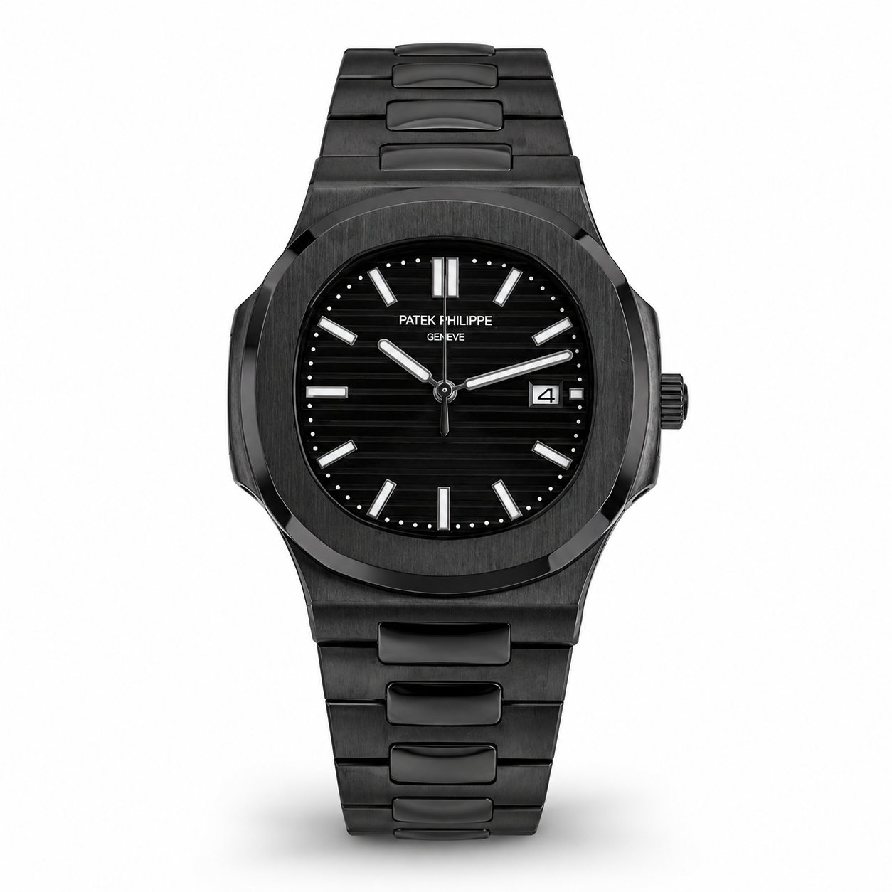 Luxury Black Stainless Steel Men’s Watch