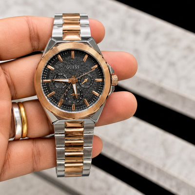 Luxury Gold Tone Chronograph Watch for Men