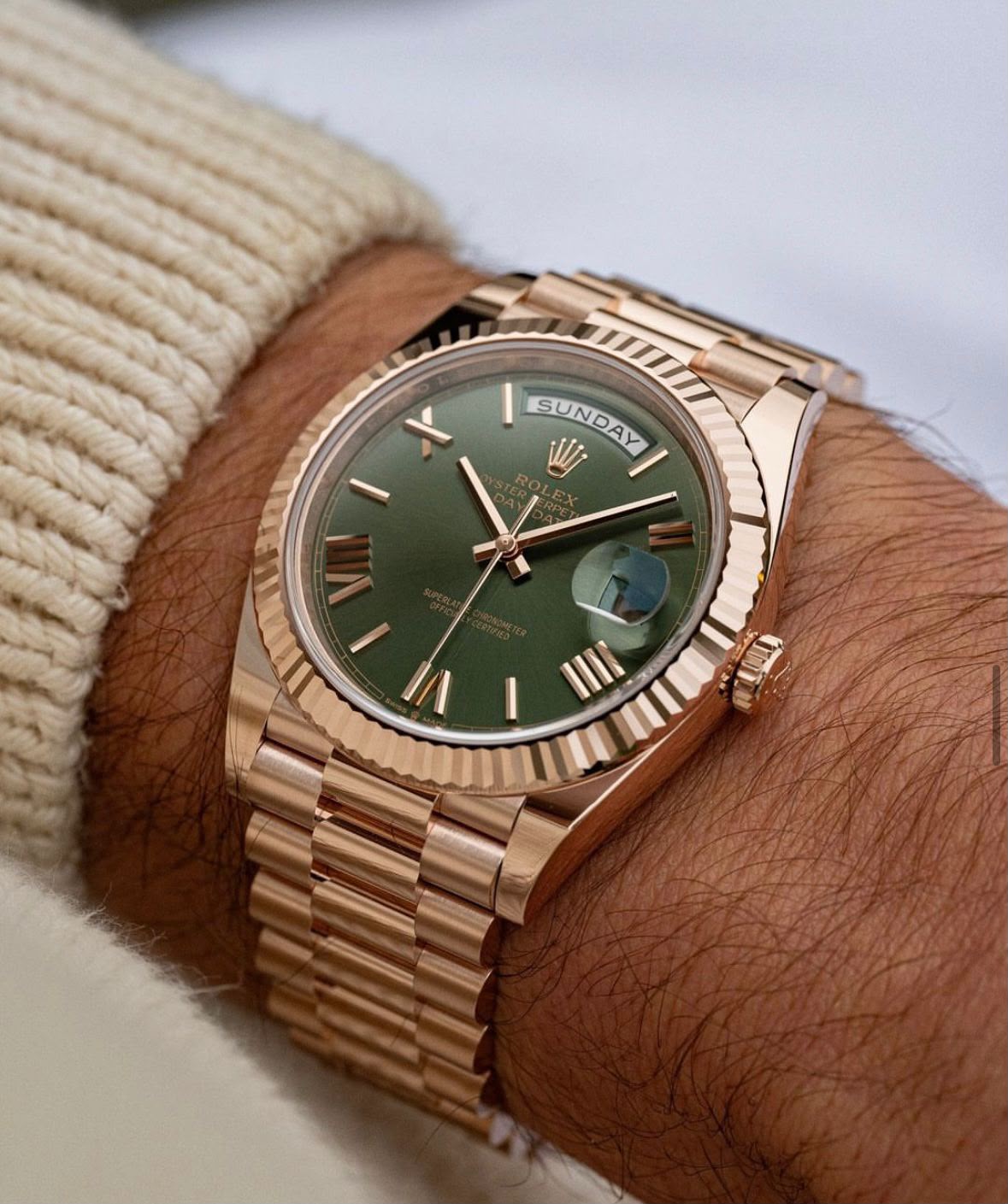 Luxury Rose Gold Men’s Watch