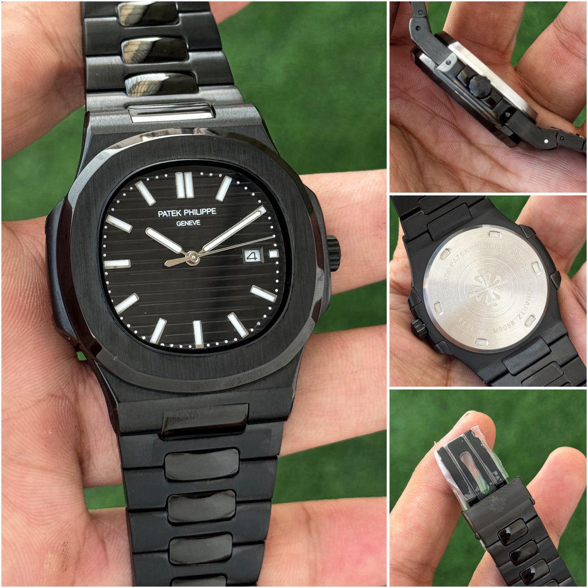 Luxury Black Stainless Steel Men’s Watch