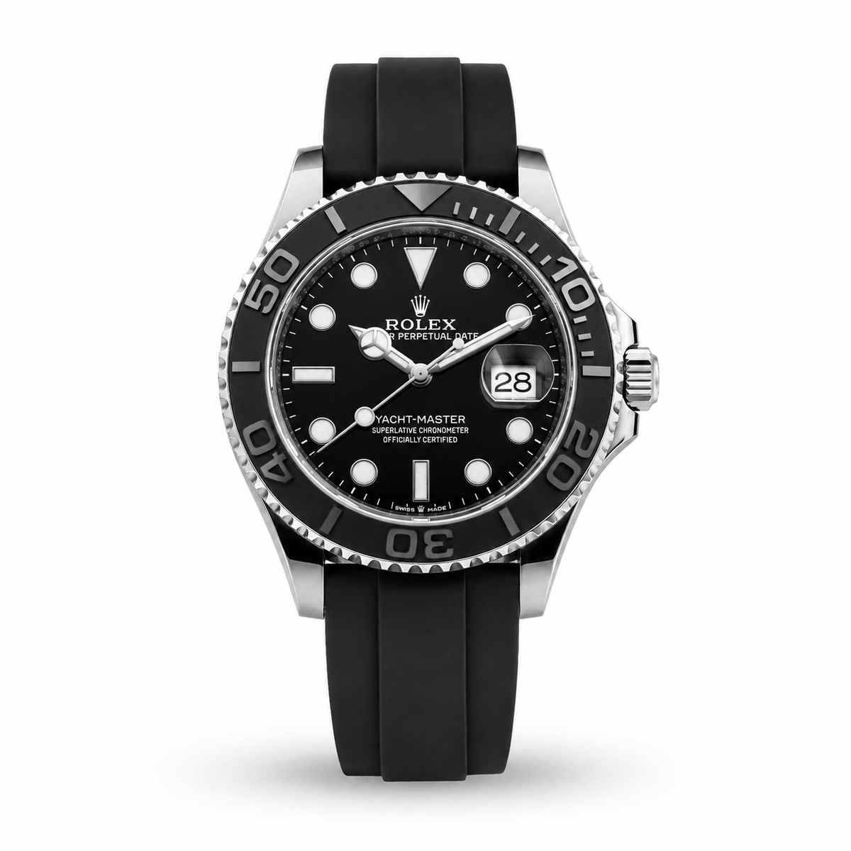 Luxury Black Diver Watch | Rubber Strap Stainless Steel Watch