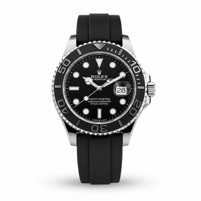 Luxury Black Diver Watch | Rubber Strap Stainless Steel Watch