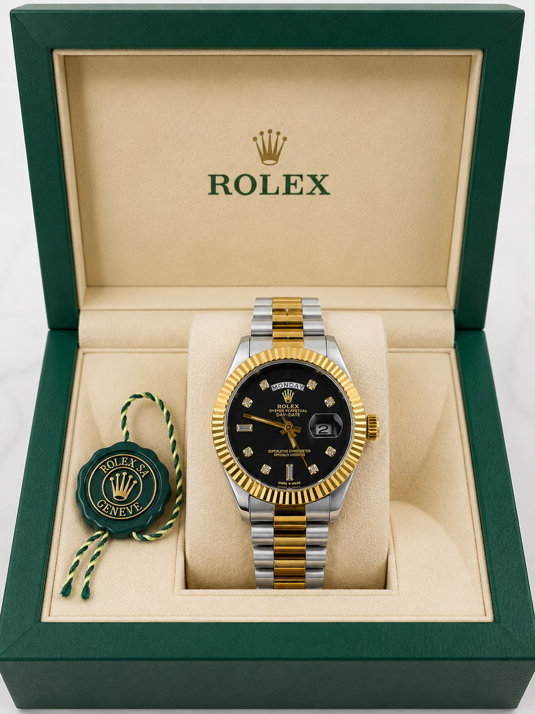 Men’s Luxury Two-Tone Watch