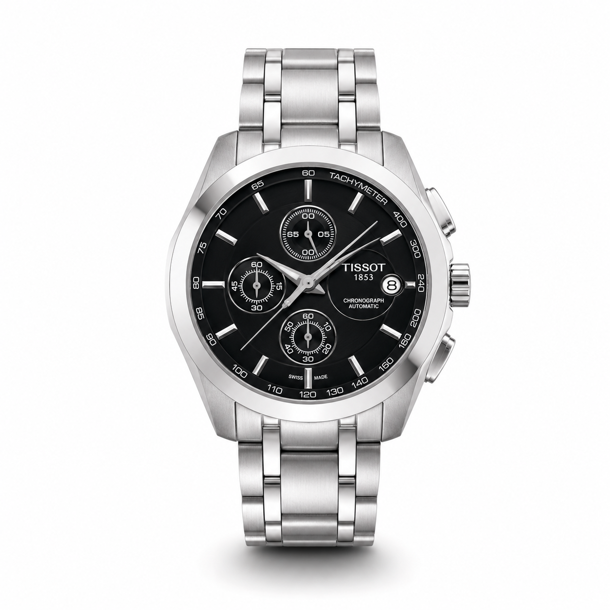 Luxury Silver Chronograph Men's Watch