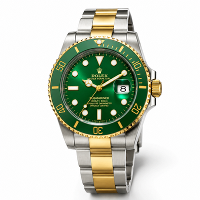 Green Dial Luxury Dive Style Watch