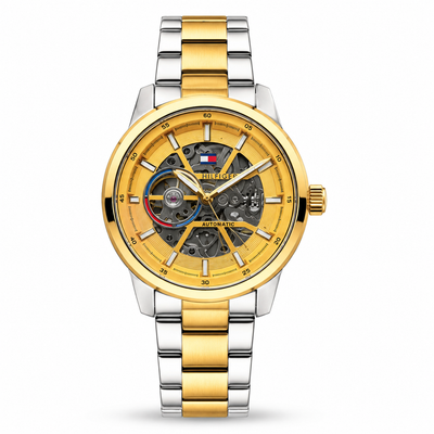 Men’s Gold & Silver Automatic Style Watch