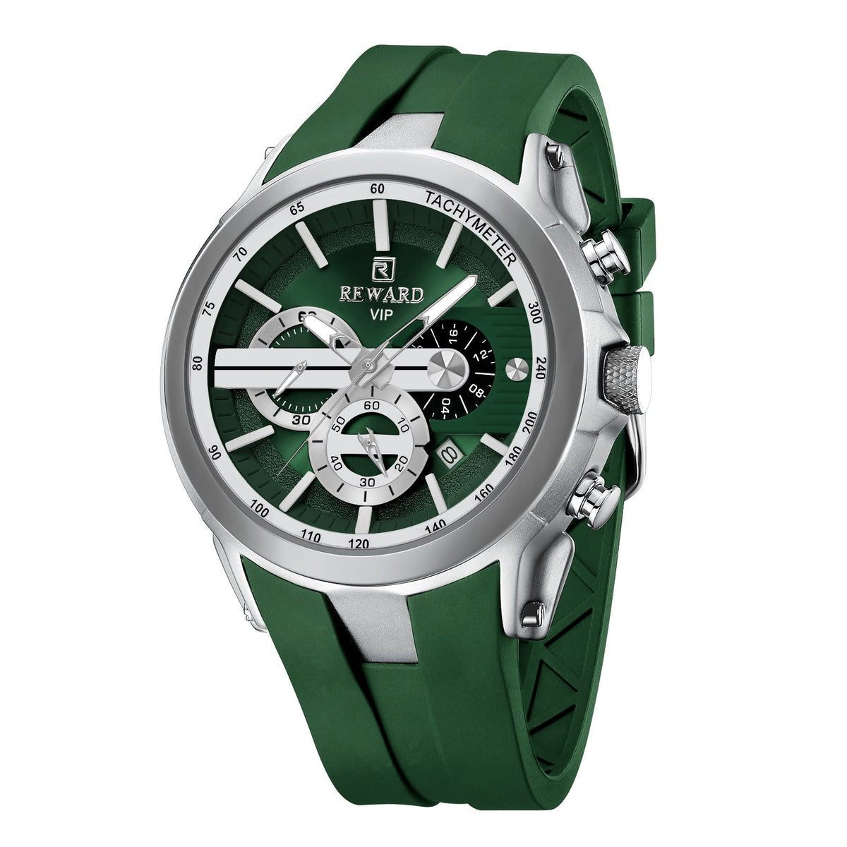 Men’s Black & Rose Gold Chronograph Watch