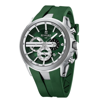 Men’s Black & Rose Gold Chronograph Watch