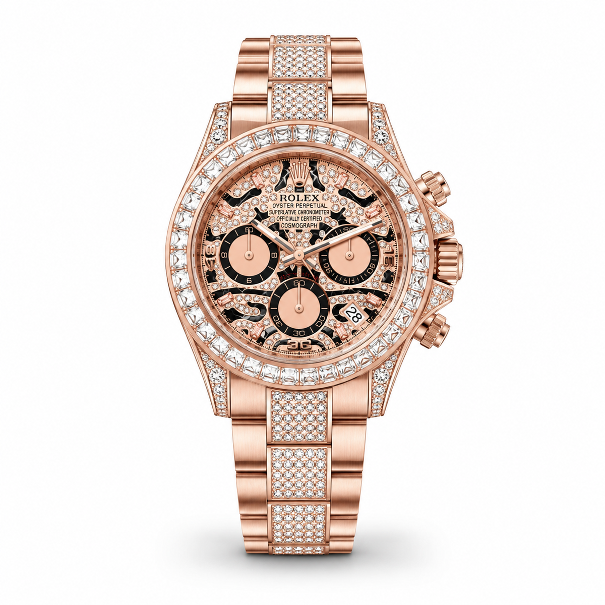 Rose Gold Luxury Chronograph Watch for Men