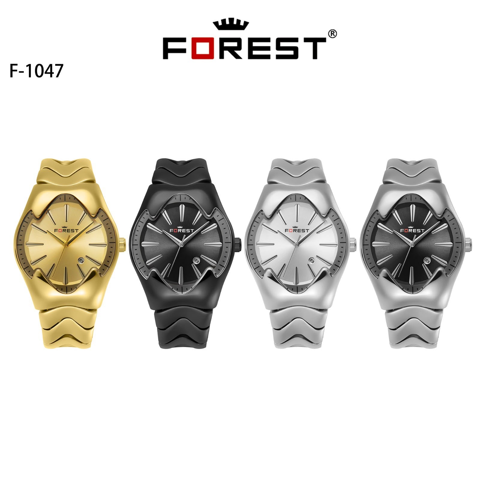 FOREST Silver Grey Luxury Men’s Watch