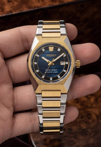 Brown Dial Two-Tone Luxury Automatic Watch
