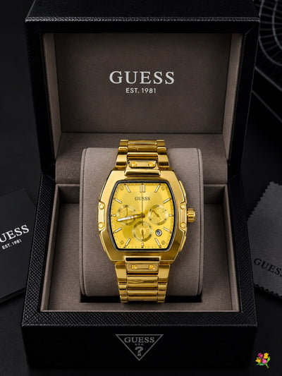 Luxury Gold Blue Dial Chronograph Watch for Men