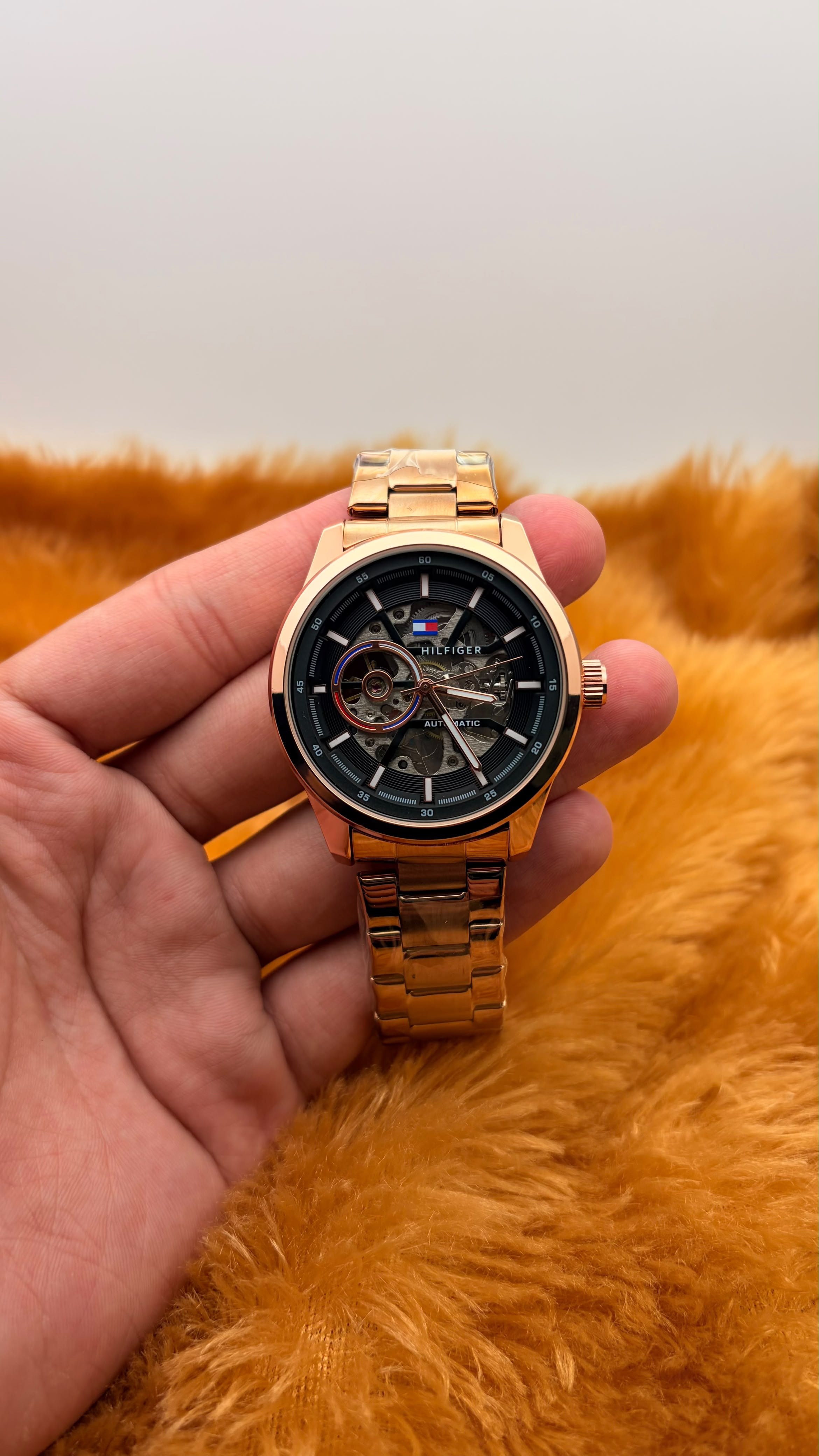 Men’s Gold & Silver Automatic Style Watch