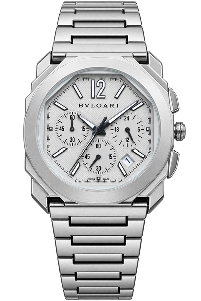 Luxury Silver Chronograph Style Men’s Watch