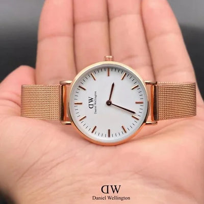 Rose Gold Minimalist Watch for Women