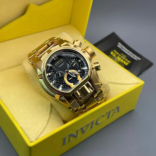 Black Dial Luxury Stainless Steel Bracelet