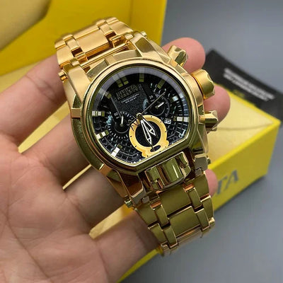 Black Dial Luxury Stainless Steel Bracelet