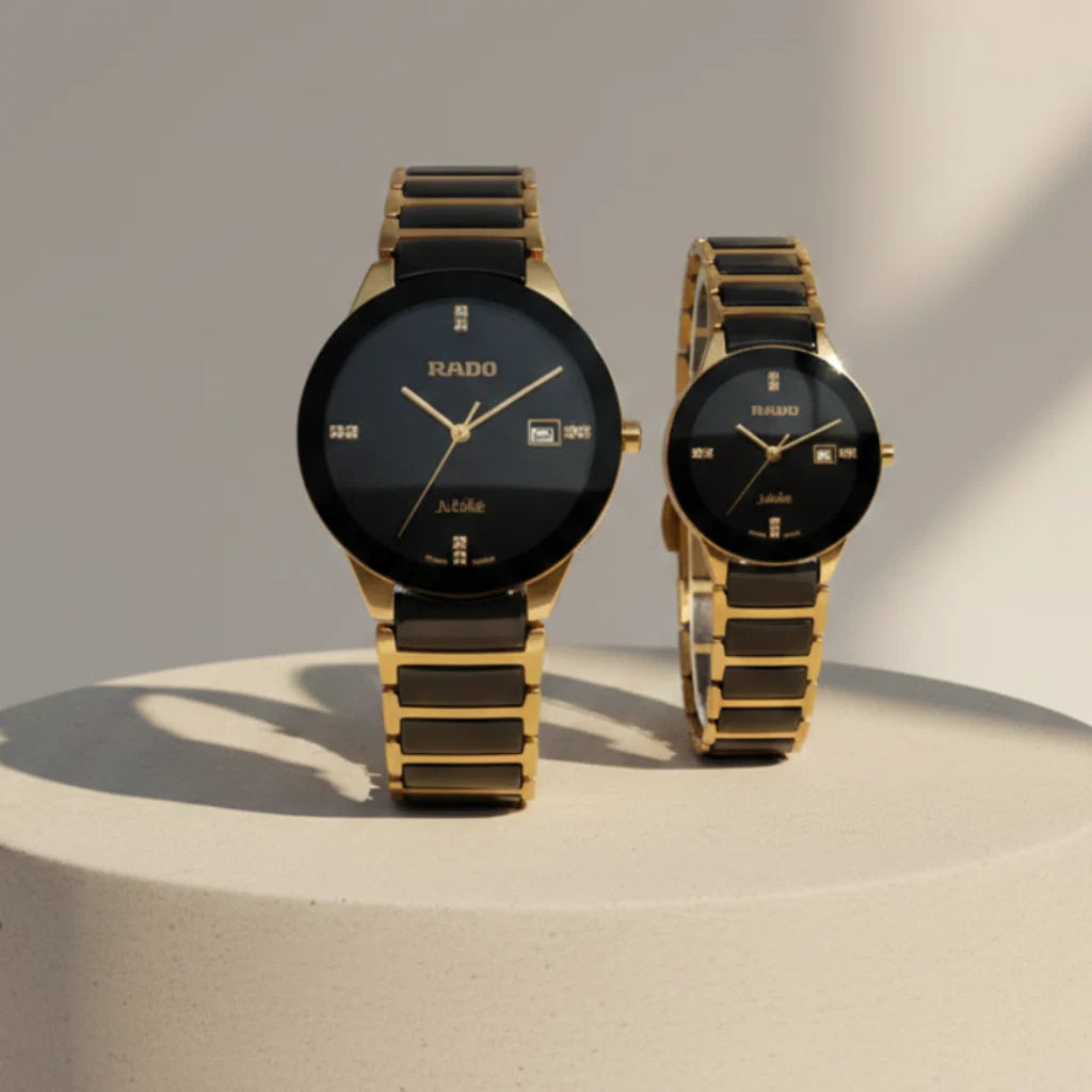 Black & Gold Men’s Watch