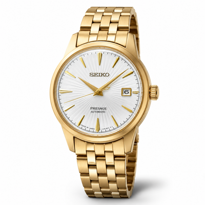 White Dial & Gold-Tone Bracelet