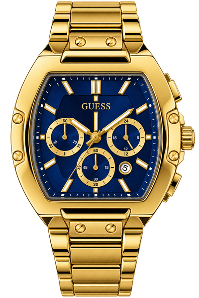 Luxury Gold Blue Dial Chronograph Watch for Men