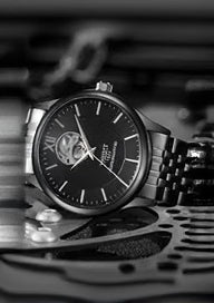 Tissot-Inspired Black Automatic Men’s Watch
