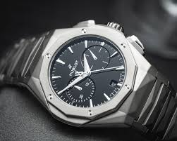 Luxury Silver Chronograph Men's Watch