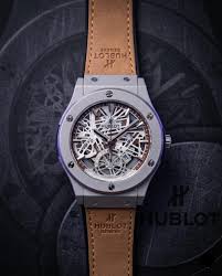 Silver Case with Brown Leather Strap