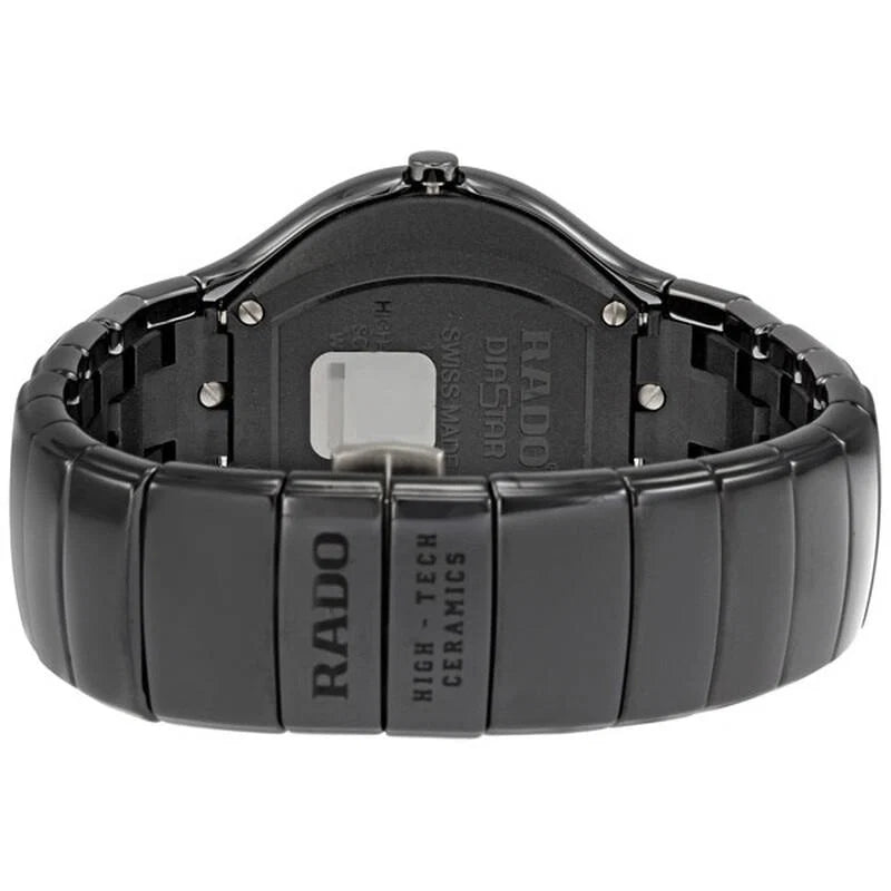 Black Ceramic Style Luxury Men’s Watch with Black Dial
